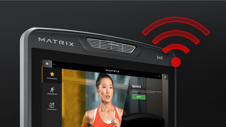 Горизонтальный велотренажер MATRIX Lifestyle с консолью Touch Base