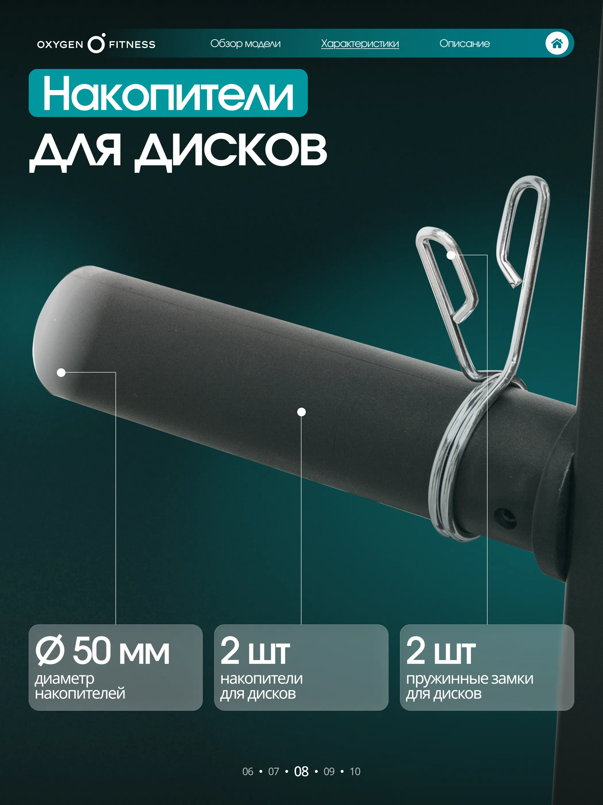 Кроссовер OXYGEN FITNESS VESTON
