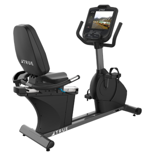 Горизонтальный велотренажер TRUE RC400 с консолью Envision 9