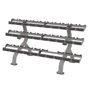 Стойка для гантелей Smith DR027, 3 полки